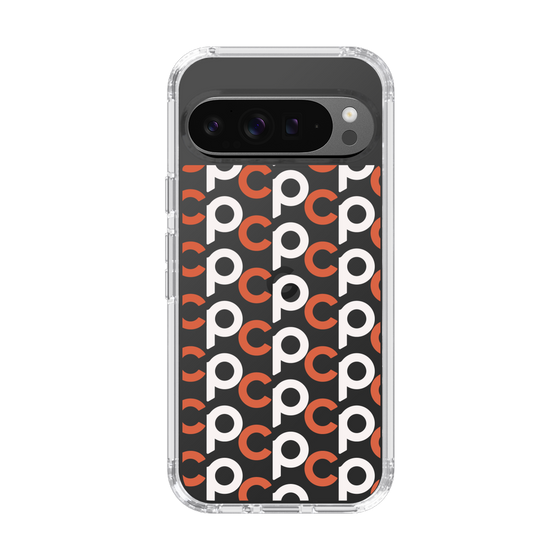 Slim Protection Case［ Original - CASEPLAY Initial All-over Pattern - Orange ］