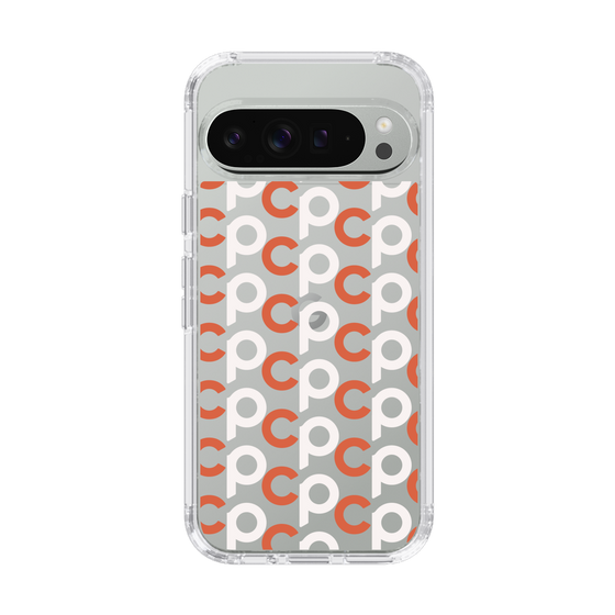 Slim Protection Case［ Original - CASEPLAY Initial All-over Pattern - Orange ］