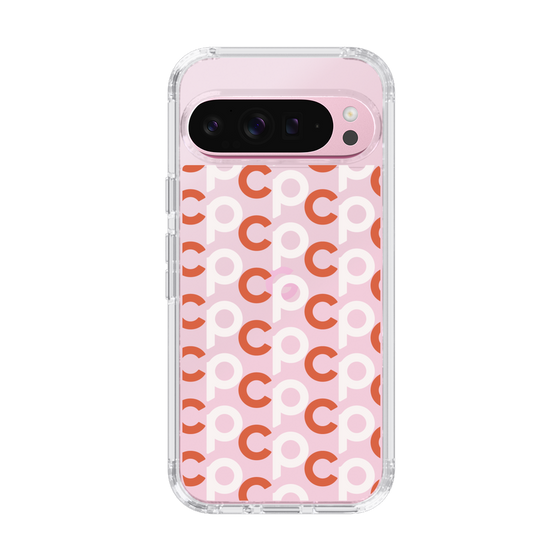 Slim Protection Case［ Original - CASEPLAY Initial All-over Pattern - Orange ］