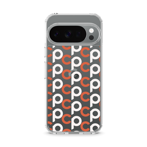 Slim Protection Case［ Original - CASEPLAY Initial All-over Pattern - Orange ］