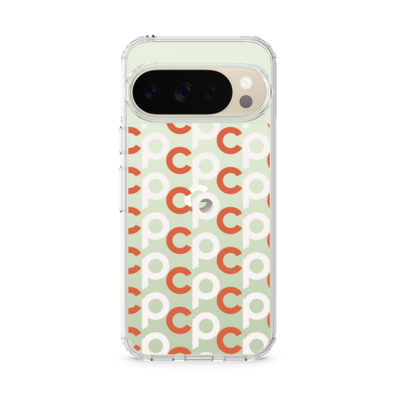Slim Protection Case［ Original - CASEPLAY Initial All-over Pattern - Orange ］