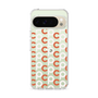 Slim Protection Case［ Original - CASEPLAY Initial All-over Pattern - Orange ］