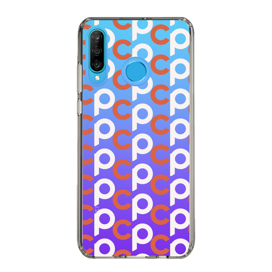 Slim Protection Case［ Original - CASEPLAY Initial All-over Pattern - Orange ］