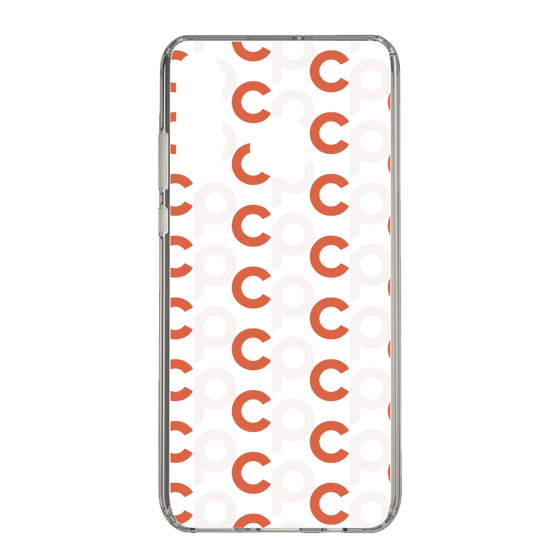 Slim Protection Case［ Original - CASEPLAY Initial All-over Pattern - Orange ］