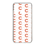 Slim Protection Case［ Original - CASEPLAY Initial All-over Pattern - Orange ］