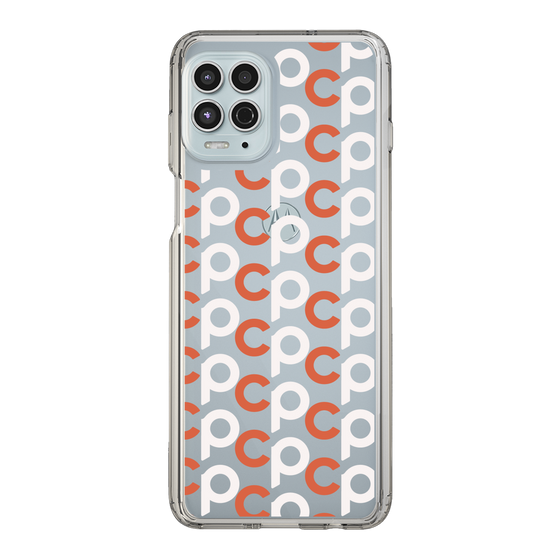 Slim Protection Case［ Original - CASEPLAY Initial All-over Pattern - Orange ］