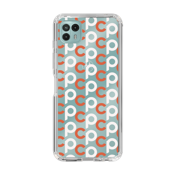 Slim Protection Case［ Original - CASEPLAY Initial All-over Pattern - Orange ］