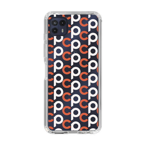 Slim Protection Case［ Original - CASEPLAY Initial All-over Pattern - Orange ］