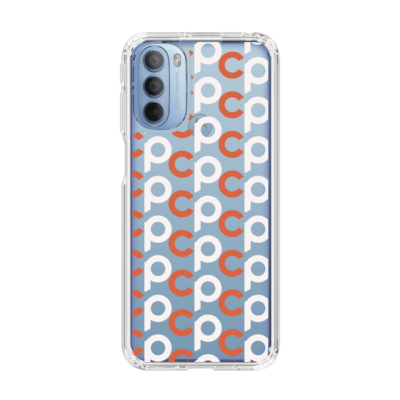Slim Protection Case［ Original - CASEPLAY Initial All-over Pattern - Orange ］