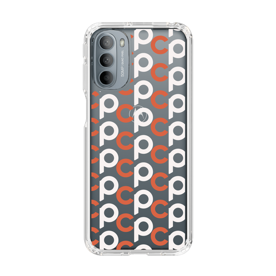 Slim Protection Case［ Original - CASEPLAY Initial All-over Pattern - Orange ］