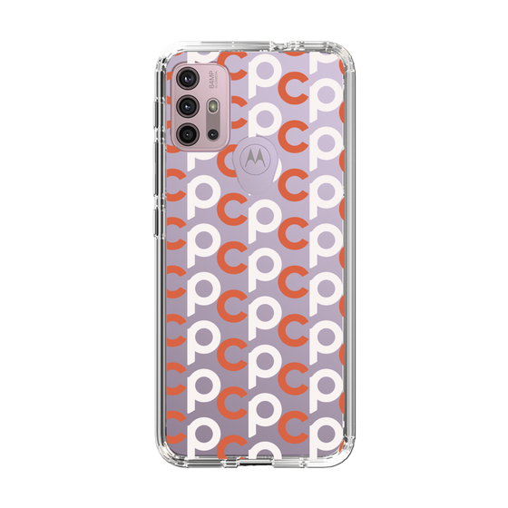 Slim Protection Case［ Original - CASEPLAY Initial All-over Pattern - Orange ］