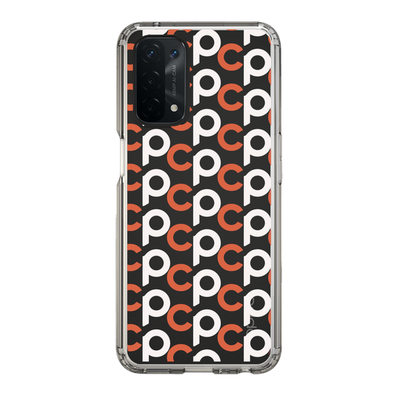 Slim Protection Case［ Original - CASEPLAY Initial All-over Pattern - Orange ］