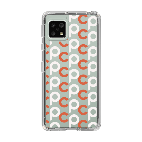 Slim Protection Case［ Original - CASEPLAY Initial All-over Pattern - Orange ］