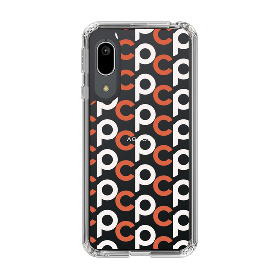 Slim Protection Case［ Original - CASEPLAY Initial All-over Pattern - Orange ］