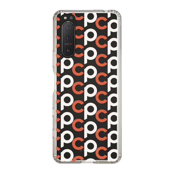 Slim Protection Case［ Original - CASEPLAY Initial All-over Pattern - Orange ］