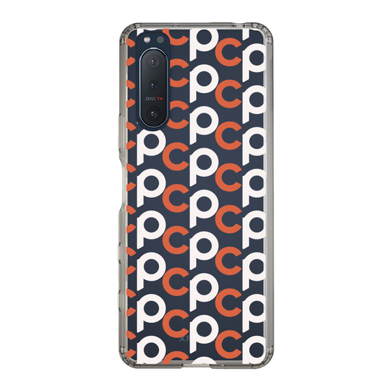 Slim Protection Case［ Original - CASEPLAY Initial All-over Pattern - Orange ］