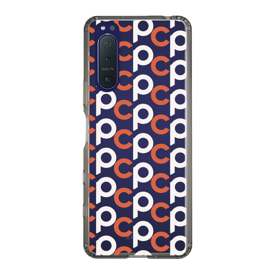 Slim Protection Case［ Original - CASEPLAY Initial All-over Pattern - Orange ］