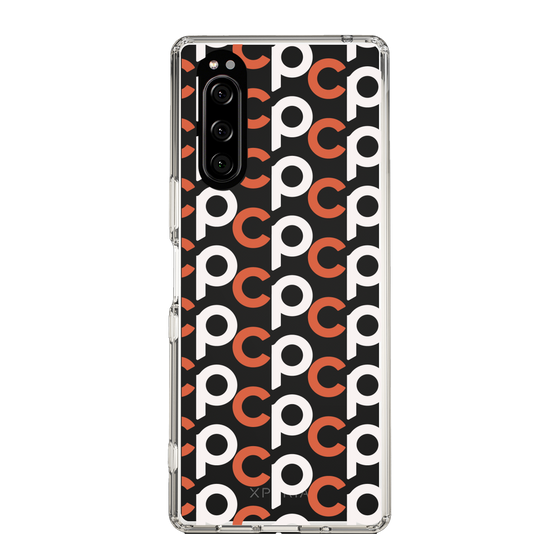 Slim Protection Case［ Original - CASEPLAY Initial All-over Pattern - Orange ］