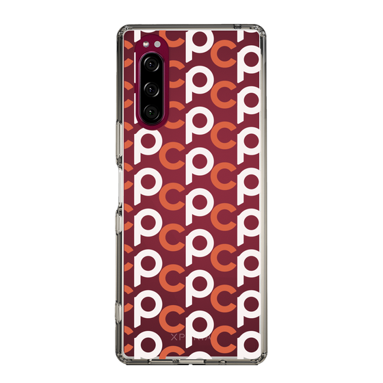 Slim Protection Case［ Original - CASEPLAY Initial All-over Pattern - Orange ］