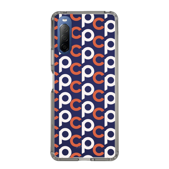 Slim Protection Case［ Original - CASEPLAY Initial All-over Pattern - Orange ］