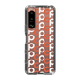 Slim Protection Case［ Original - CASEPLAY Initial All-over Pattern - Orange ］