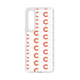 Slim Protection Case［ Original - CASEPLAY Initial All-over Pattern - Orange ］