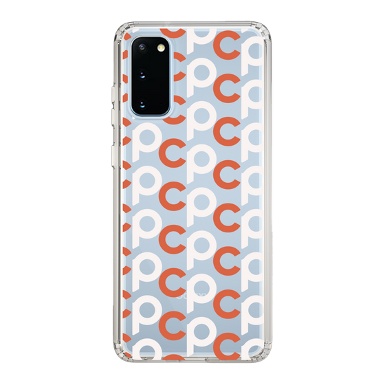 Slim Protection Case［ Original - CASEPLAY Initial All-over Pattern - Orange ］