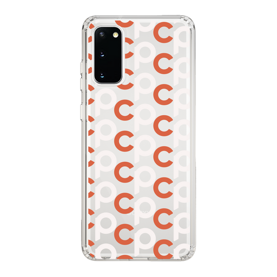 Slim Protection Case［ Original - CASEPLAY Initial All-over Pattern - Orange ］