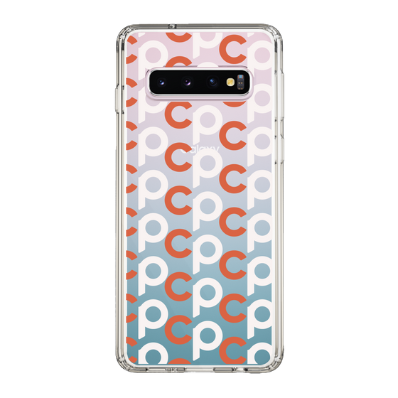 Slim Protection Case［ Original - CASEPLAY Initial All-over Pattern - Orange ］