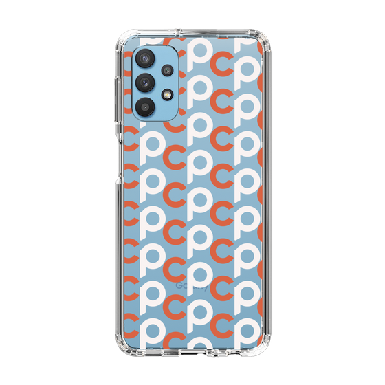 Slim Protection Case［ Original - CASEPLAY Initial All-over Pattern - Orange ］