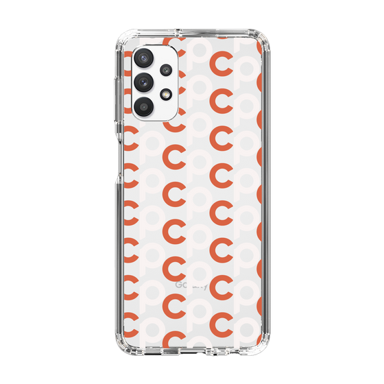 Slim Protection Case［ Original - CASEPLAY Initial All-over Pattern - Orange ］