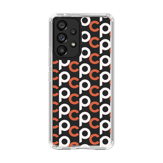 Slim Protection Case［ Original - CASEPLAY Initial All-over Pattern - Orange ］