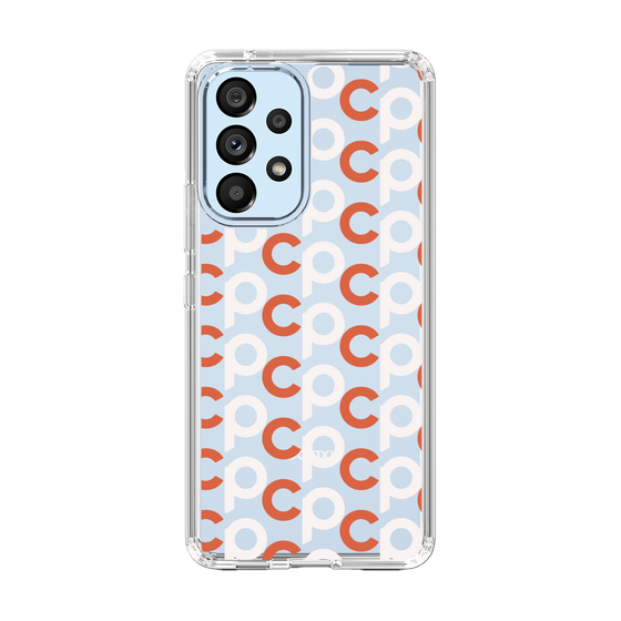 Slim Protection Case［ Original - CASEPLAY Initial All-over Pattern - Orange ］