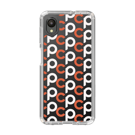 Slim Protection Case［ Original - CASEPLAY Initial All-over Pattern - Orange ］