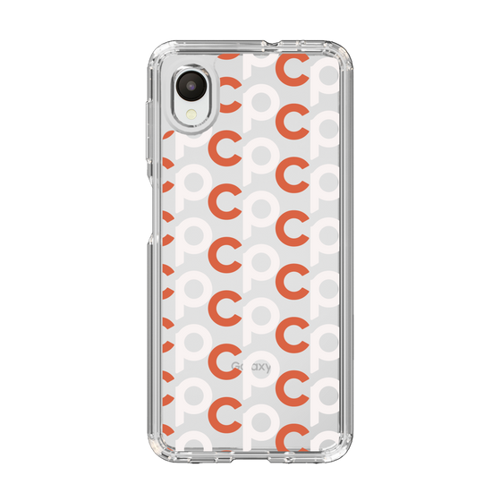 Slim Protection Case［ Original - CASEPLAY Initial All-over Pattern - Orange ］