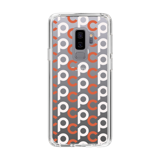 Slim Protection Case［ Original - CASEPLAY Initial All-over Pattern - Orange ］