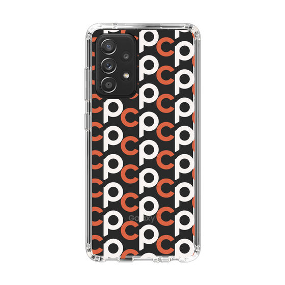 Slim Protection Case［ Original - CASEPLAY Initial All-over Pattern - Orange ］