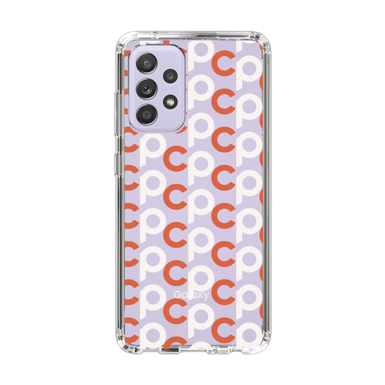 Slim Protection Case［ Original - CASEPLAY Initial All-over Pattern - Orange ］