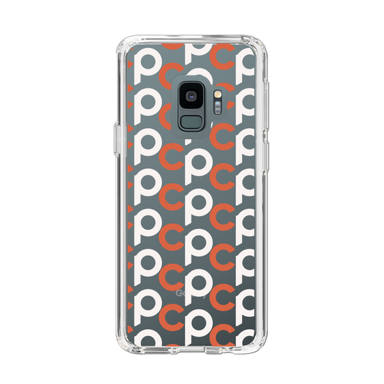 Slim Protection Case［ Original - CASEPLAY Initial All-over Pattern - Orange ］