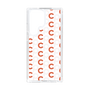 Slim Protection Case［ Original - CASEPLAY Initial All-over Pattern - Orange ］