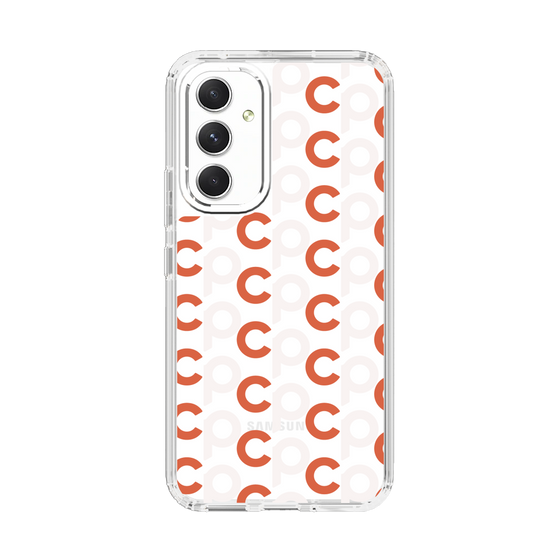 Slim Protection Case［ Original - CASEPLAY Initial All-over Pattern - Orange ］