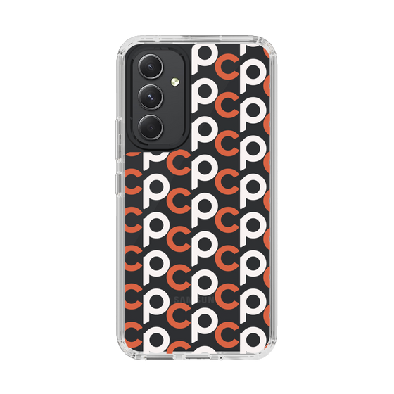 Slim Protection Case［ Original - CASEPLAY Initial All-over Pattern - Orange ］