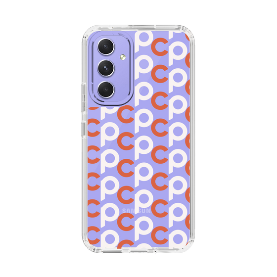 Slim Protection Case［ Original - CASEPLAY Initial All-over Pattern - Orange ］