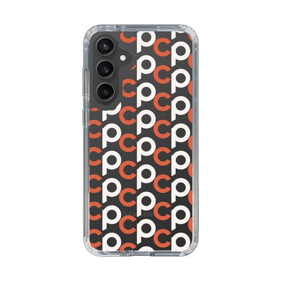 Slim Protection Case［ Original - CASEPLAY Initial All-over Pattern - Orange ］
