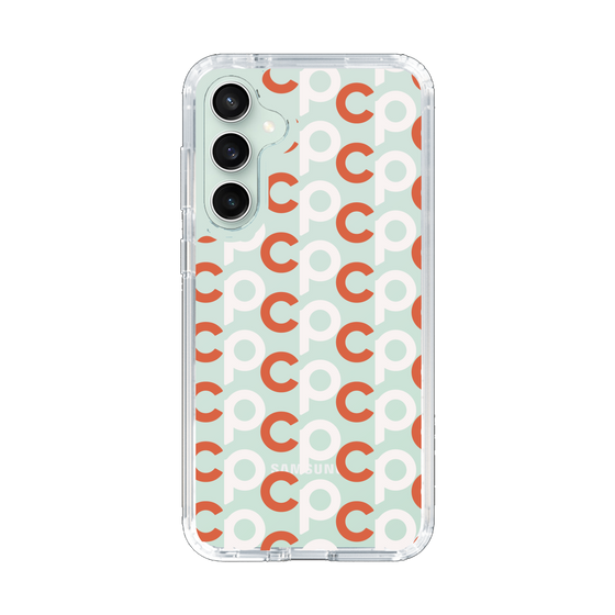 Slim Protection Case［ Original - CASEPLAY Initial All-over Pattern - Orange ］
