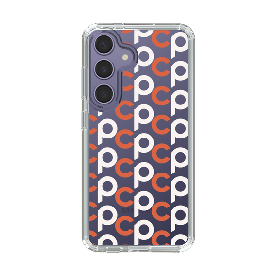Slim Protection Case［ Original - CASEPLAY Initial All-over Pattern - Orange ］