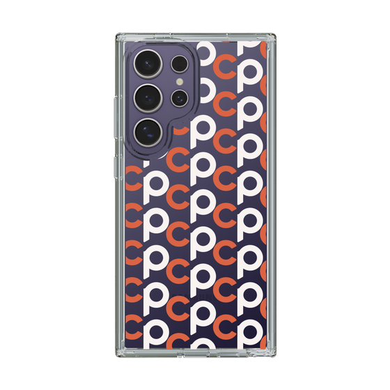 Slim Protection Case［ Original - CASEPLAY Initial All-over Pattern - Orange ］