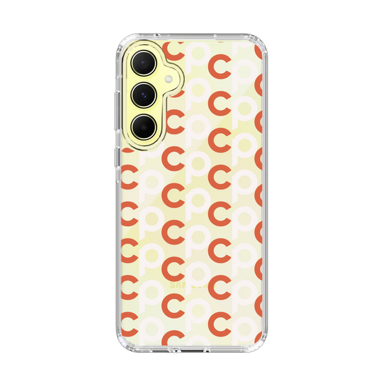 Slim Protection Case［ オリジナル - CASEPLAYイニシャル総柄 - Orange ］