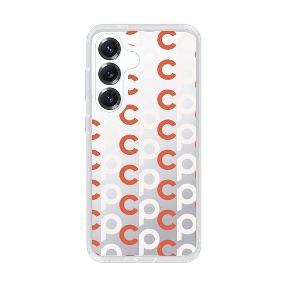 Slim Protection Case［ Original - CASEPLAY Initial All-over Pattern - Orange ］