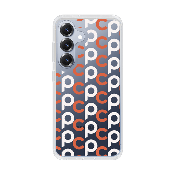 Slim Protection Case［ Original - CASEPLAY Initial All-over Pattern - Orange ］